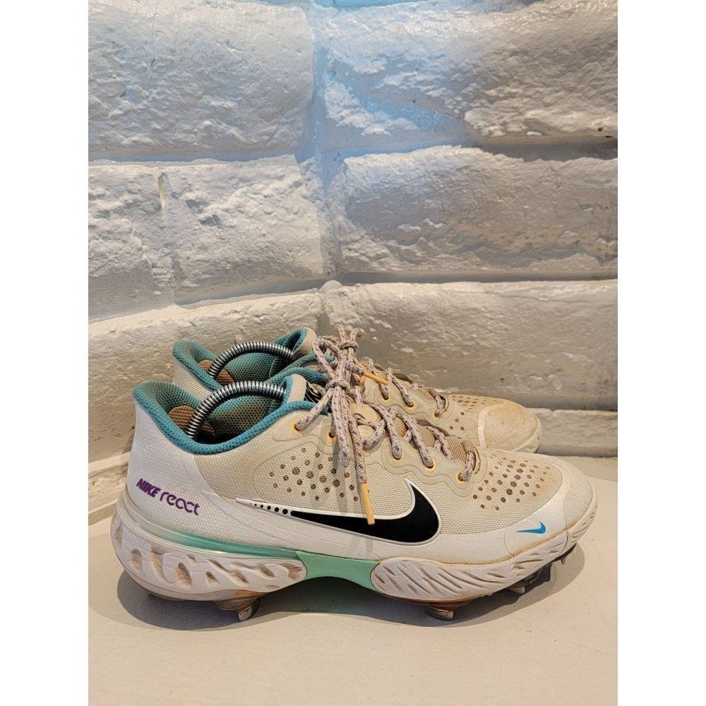 Nike Alpha Huarache Elite 3 Light Bone Baseball Cleats CV3552 001 Men’s Size 7
